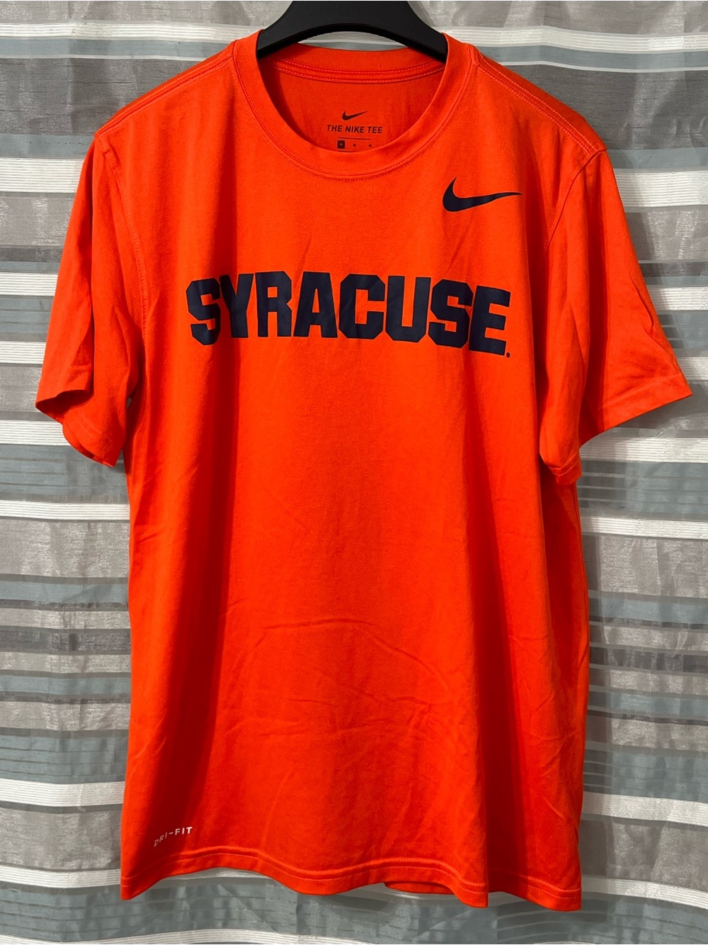 Nike Syracuse Orange Dri-FIT Short Sleeve Tee with Navy Logo